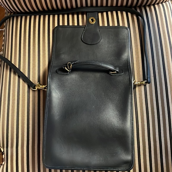 Vintage coach NAVY station bag 5130-VERIFIED AUTHENTIC - Picture 12 of 16